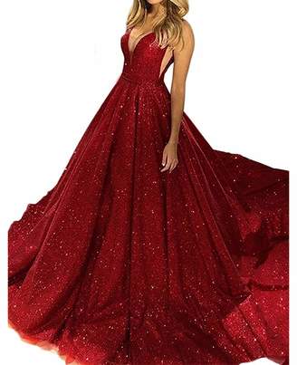 Bonnie_Shop Bonnie Gorgeous Beaded Bodice Prom Dresses 2018 Long Sexy Open Back Ball Gowns Ruffled Tulle Formal Evening Dress BS005