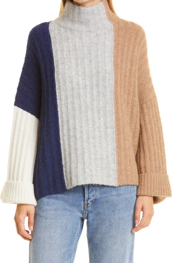 camel colored poncho sweater