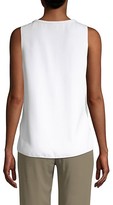 Thumbnail for your product : Piazza Sempione Sleeveless Vented Top