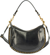 Thumbnail for your product : Isabel Marant Naoko Leather Half-Moon Hobo Bag