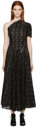Stella McCartney Black Lace Single-Shoulder Dress