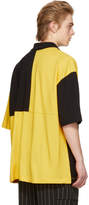 Thumbnail for your product : Etudes Black and Yellow Desert Check Polo