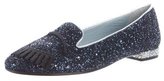 Thumbnail for your product : Chiara Ferragni Glitter Embroidered Flats