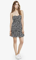 Thumbnail for your product : Express Seamed Crisscross Fit And Flare Dress