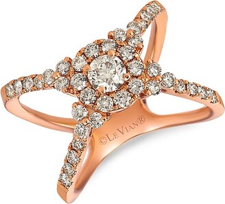LeVian 14K Strawberry Gold® & 1.11 TCW Nude Diamonds™ Ring