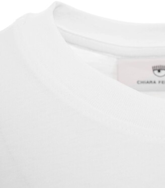 Chiara Ferragni Women's White Other Materials T-Shirt