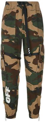 Off-White Camouflage Cargo Trousers