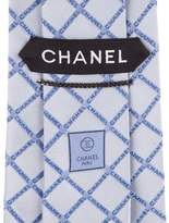 Thumbnail for your product : Chanel Silk Logo Tie