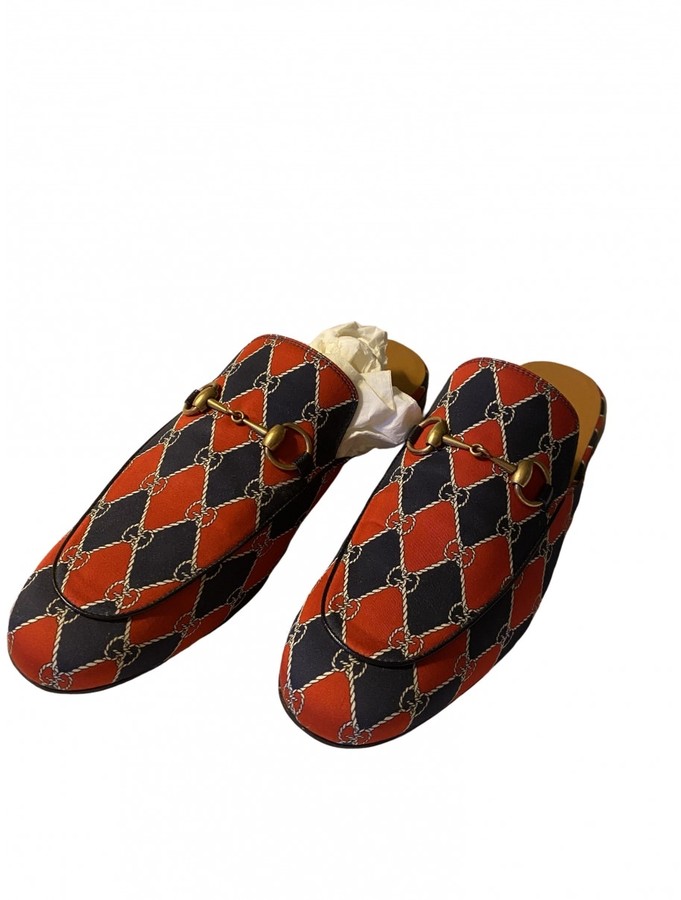 gucci princetown navy