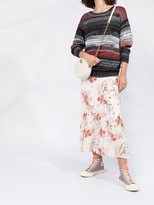 Thumbnail for your product : Lamberto Losani Knitted Striped Jumper