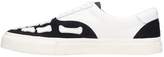 Thumbnail for your product : Amiri Skel Toe Sneakers In White Suede And Leather