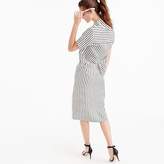 Thumbnail for your product : J.Crew Collection silk striped slip skirt