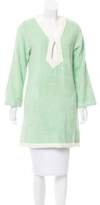 Thumbnail for your product : Lisa Marie Fernandez Terry Cloth Long Sleeve Tunic Mint Terry Cloth Long Sleeve Tunic