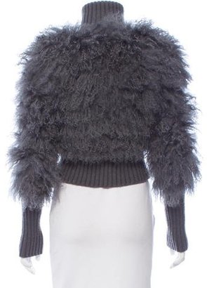 Dolce & Gabbana Shearling Wool Jacket w/ Tags