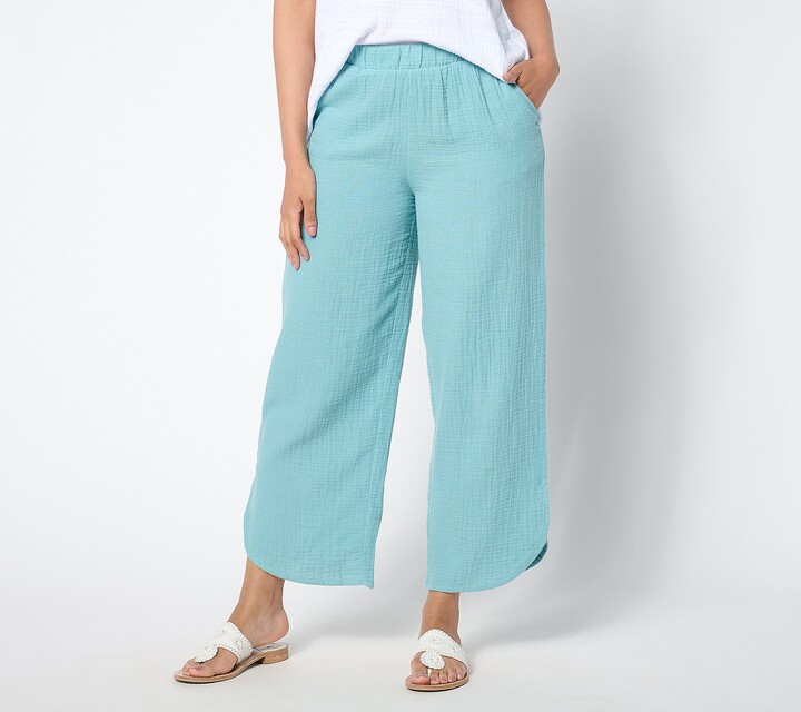 Logo by Lori Goldstein As Is Beach to Street DoubleClothPant