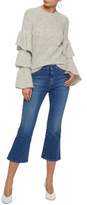 Thumbnail for your product : Iris & Ink Addison Cropped Mid-Rise Flared Jeans