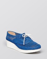 Thumbnail for your product : Robert Clergerie Old Robert Clergerie Lace Up Oxford Wedges - Vicoleg