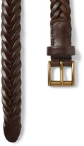 Thumbnail for your product : Andersons 2.5cm Woven Leather Belt