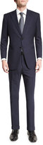 Thumbnail for your product : Giorgio Armani Taylor Textured Herringbone Wool Suit, Navy