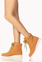 Thumbnail for your product : Forever 21 Laid Back Flatform Boots