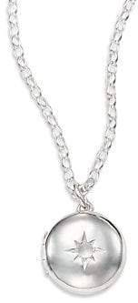 Astley Clarke Women's Moonstone& Sterling Silver Little Astley Locket Necklace