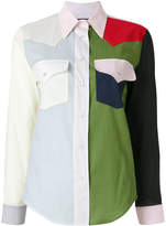Calvin Klein 205W39nyc colour-block western shirt