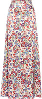 Thumbnail for your product : ALICE by Temperley Lou Lou floral-print satin maxi skirt