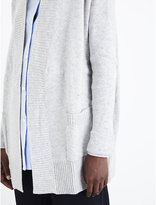 Thumbnail for your product : Allude Open-front wool and cashmere-blend cardigan