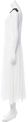 Band Of Outsiders Lace-Accented Maxi Dress