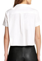 Thumbnail for your product : RED Valentino Poplin Cropped Blouse
