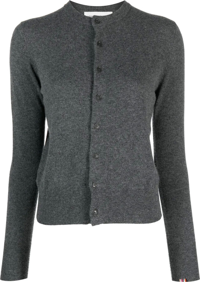Button-Up Cashmere Cardigan