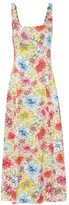 Thumbnail for your product : ALEXACHUNG Kitty floral midi dress