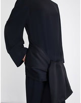 Thumbnail for your product : Jil Sander Oversized crepe midi dress