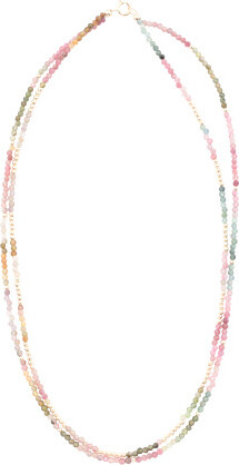 TJ Maxx TJMAXX 14Kt Gold Multicolor Tourmaline Double Necklace