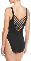 Thumbnail for your product : Letarte Lattice-Back One-Piece Swimsuit
