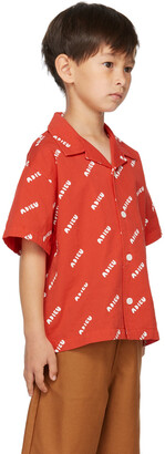 Jellymallow Kids Red & White 'Adieu' Short Sleeve Shirt
