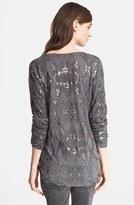 Thumbnail for your product : Zadig & Voltaire 'Celsa' Python Print Cashmere Sweater