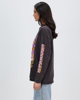 Thumbnail for your product : Wrangler Women's Black Printed T-Shirts - The Stacked Long Sleeve Tee