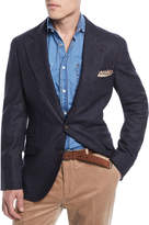 Thumbnail for your product : Brunello Cucinelli Bicolor Micro-Check Sport Jacket
