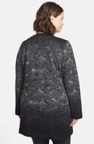 Thumbnail for your product : Eileen Fisher Collarless Wool Blend Jacket (Plus Size)