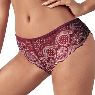 Brazilian Panty Laser Cut Panties 3-Pack Set Combed Soft Cotton