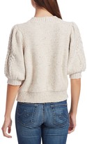Thumbnail for your product : Joie Joza Cable Knit Puff-Sleeve Crop Sweater