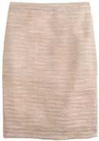 Thumbnail for your product : J.Crew Petite collection peach tweed pencil skirt