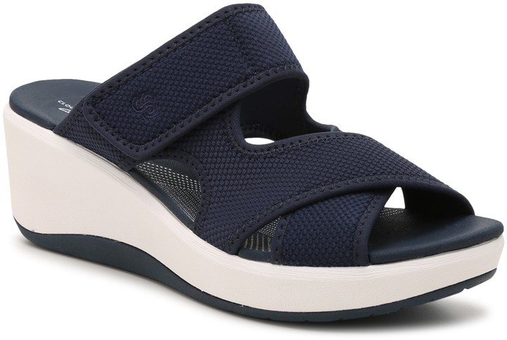 Clarks Cloudsteppers Cali Reef Wedge Sandal - ShopStyle