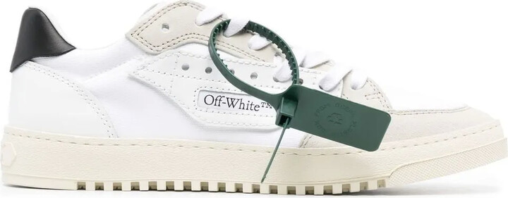 Off-White Logo-Patch Lace-Up Sneakers