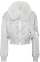 Thumbnail for your product : Yves Salomon Army Fur-lined bomber jacket