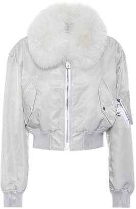 Yves Salomon Army Fur-lined bomber jacket