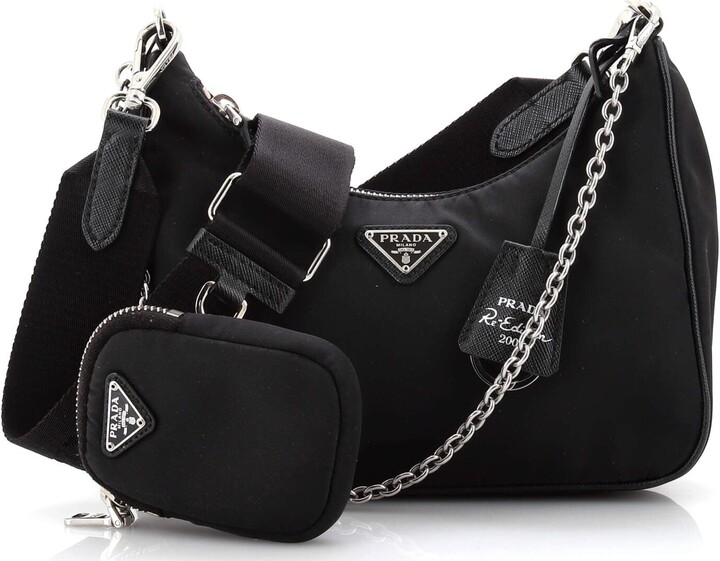 Prada Re-edition Saffiano Leather Mini-bag - ShopStyle Shoulder Bags