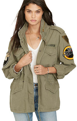 Denim & Supply Ralph Lauren Military Patches Field Jacket