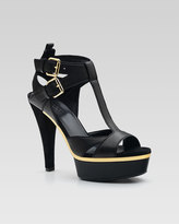 Thumbnail for your product : Gucci Iman T-Strap Sandal